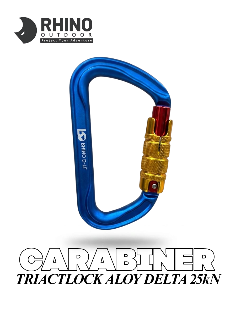 Carabiner Triactlock Aloy Delta 25kN